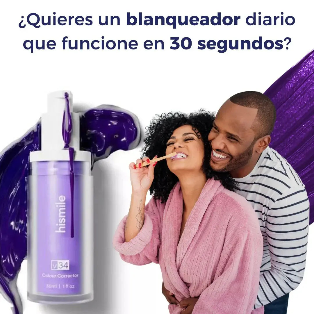 Blanqueador Dental Lila V34